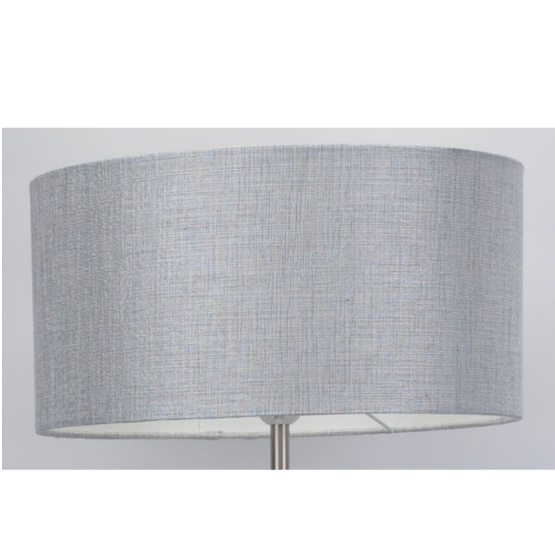 Floor lamp with linen fabric shade