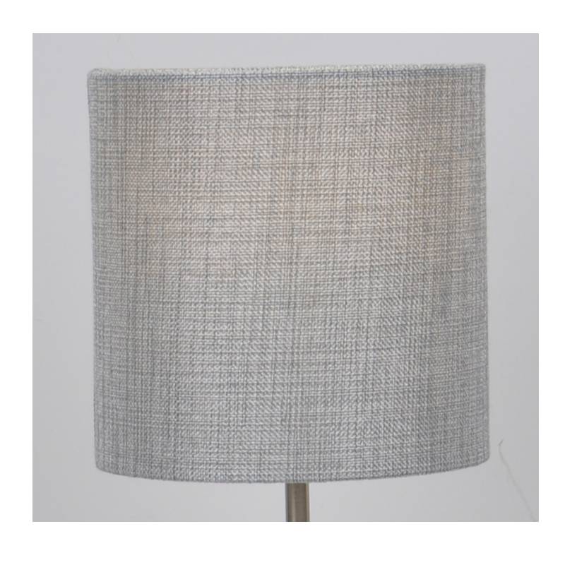 Table lamp with linen shade