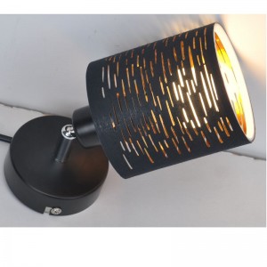 Spot light-1LT with laser cut fabric shade