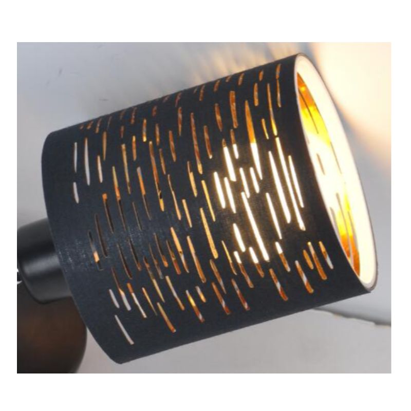 Spot light-1LT with laser cut fabric shade