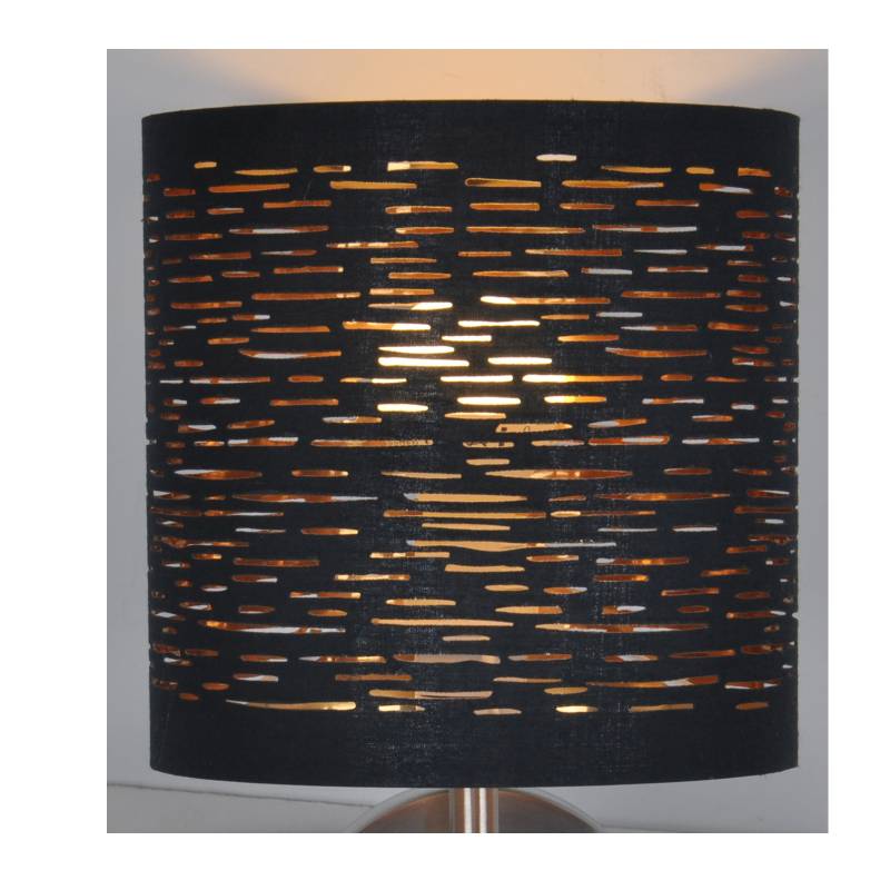 wall lamp with laser cut fabric shade