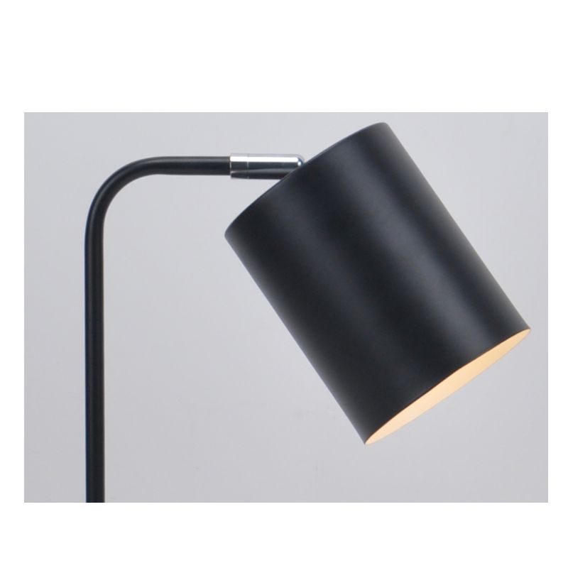 Table lamp with metal shade and adjust shade function