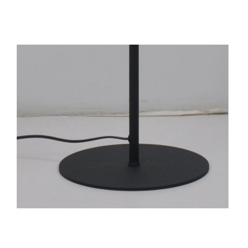 Floor lamp with metal shade and adjust shade function, flat base