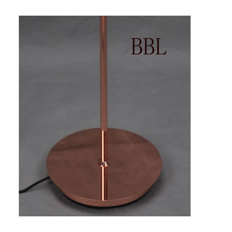 Modern floor lamp with metal shade