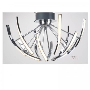 LED ceiling lamp with aluminum strip