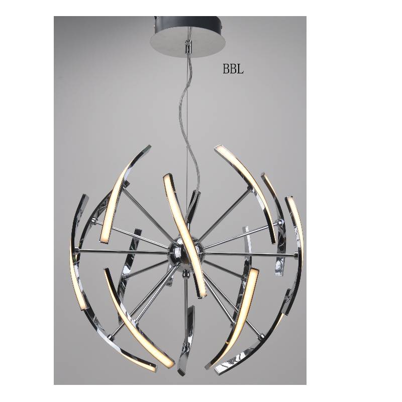 LED Pendant lamp with aluminum strip