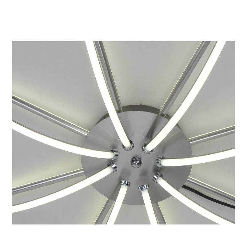 Modern LED ceiling lamp with aluminum strip