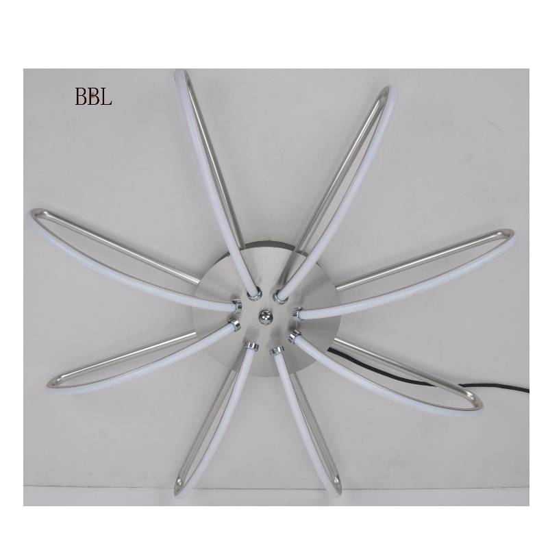 Modern LED ceiling lamp with aluminum strip