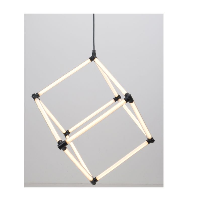 Modern LED pendant lamp with acrylic tube