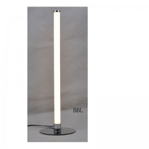 LED table lamp with acrylic straight tube