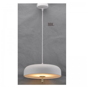 LED pendant lamp with metal shade