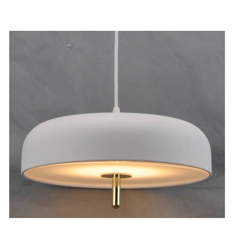 LED pendant lamp with metal shade