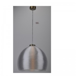 Pendant lamp with acrylic silk shade