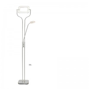 LED high voltage mother & son floor lamp with square LED panel