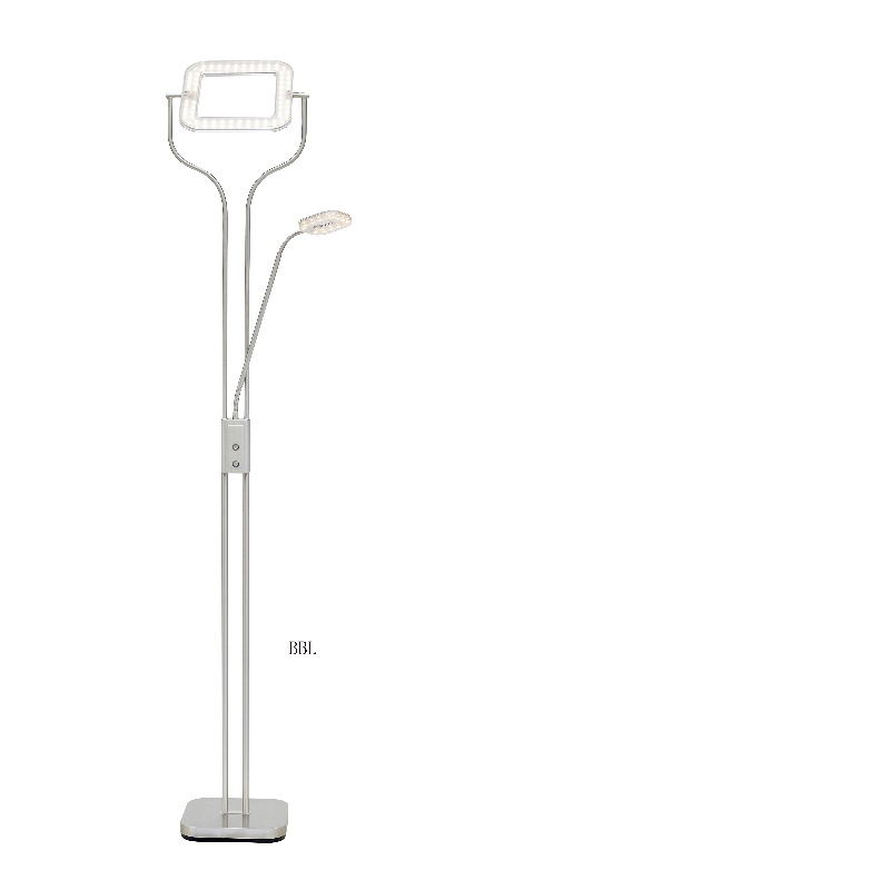 LED high voltage mother & son floor lamp with square LED panel