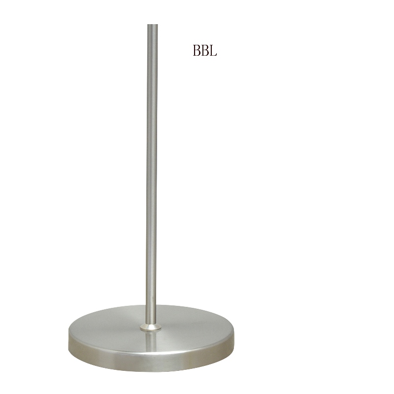 LED high voltage mother & son floor lamp with semi-round LED panel