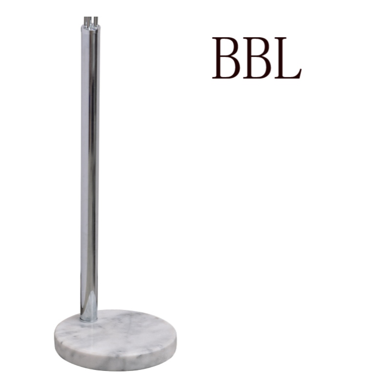 Modern floor lamp with marble base