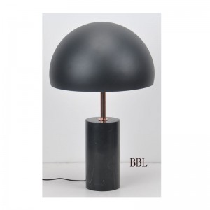 LED table lamp with marble base
