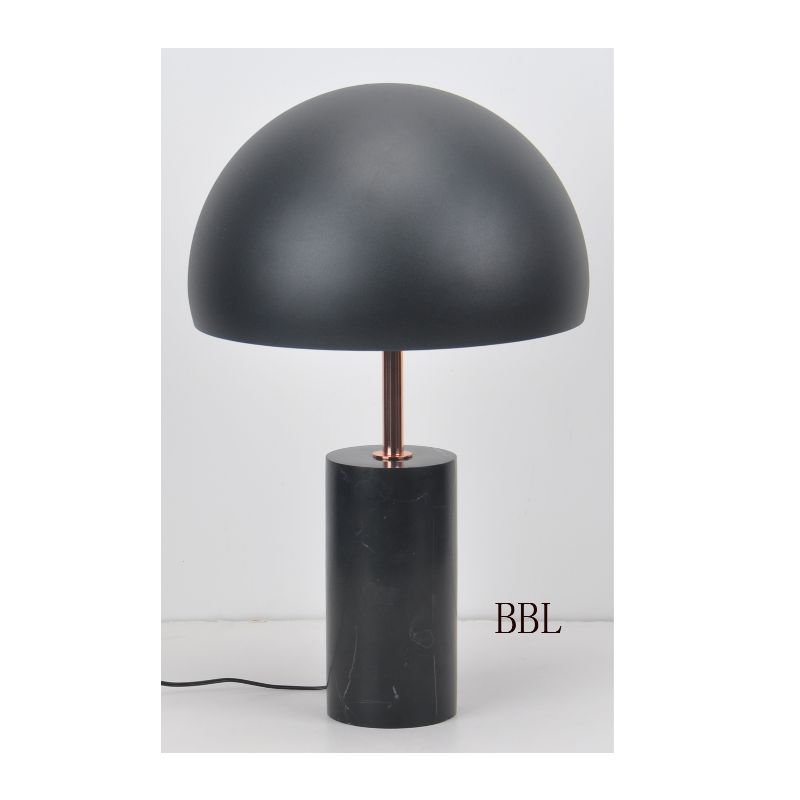 LED table lamp with marble base