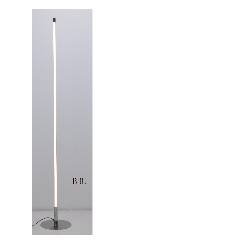 LED floor lamp with on/off switch on the lamp top