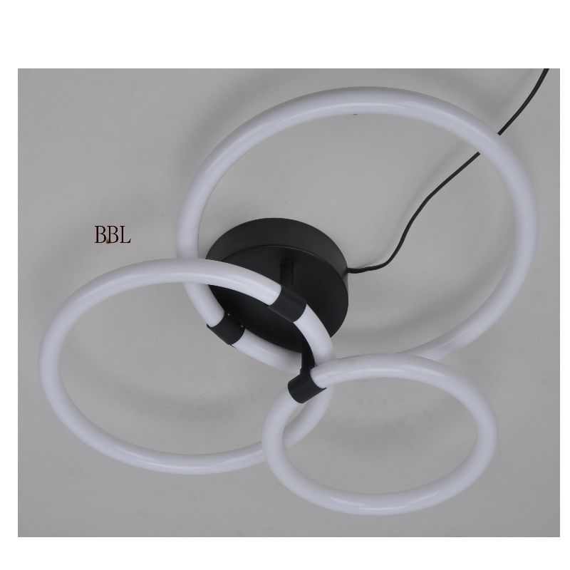 LED ceiling lamp with acrylic round ring