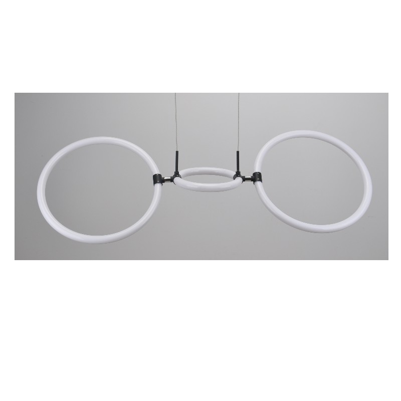 LED pendant lamp with acrylic round ring and adjust function