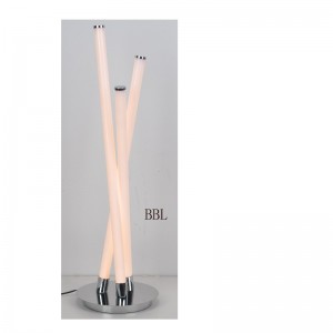 LED table lamp with 3pcs acrylic straight tube