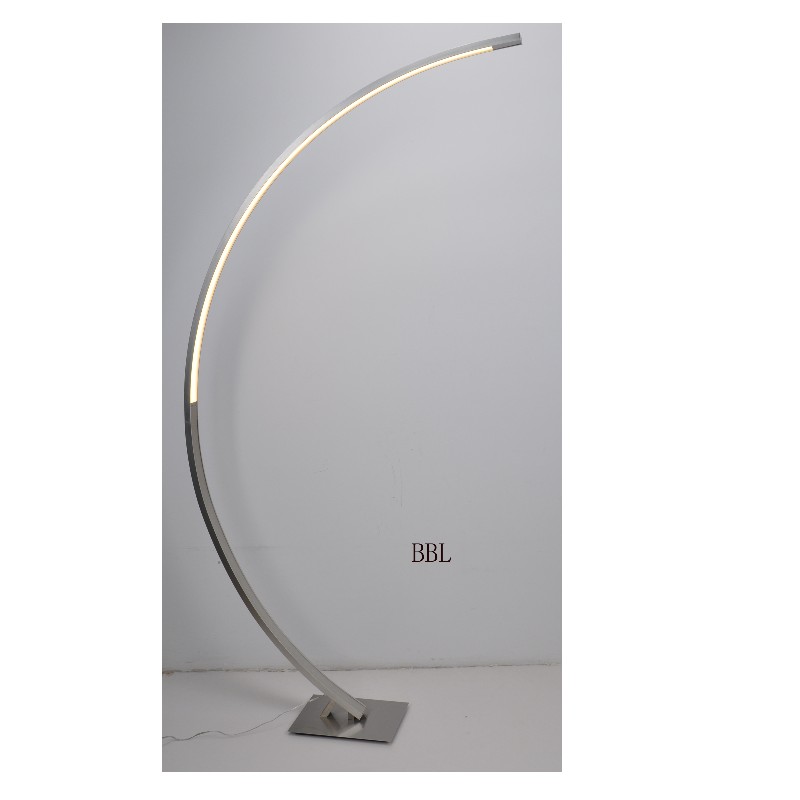 LED floor lamp with touch dimmer on the lamp top