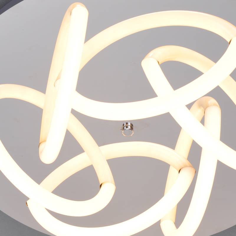 LED ceiling lamp with arc acrylic tube