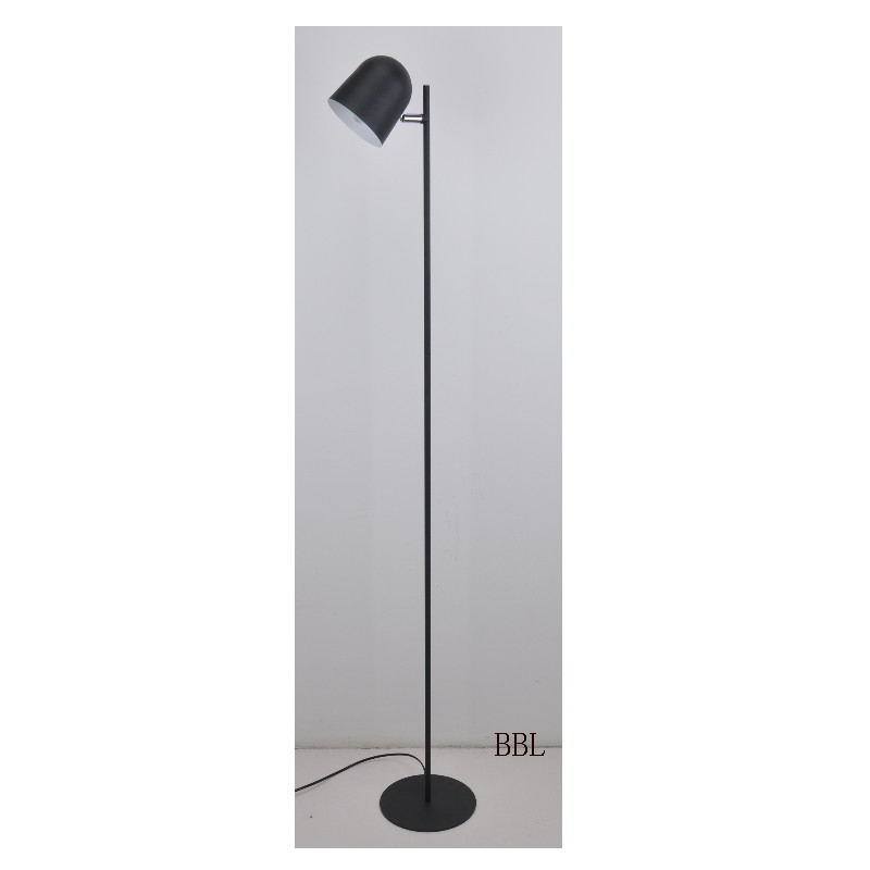 Floor lamp with adjustable lamp shade