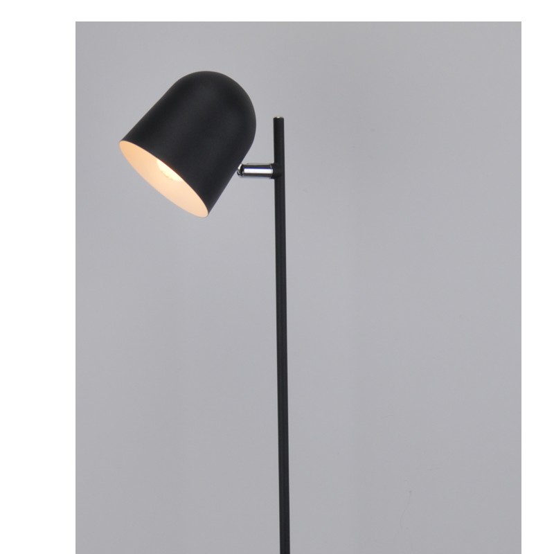 Floor lamp with adjustable lamp shade