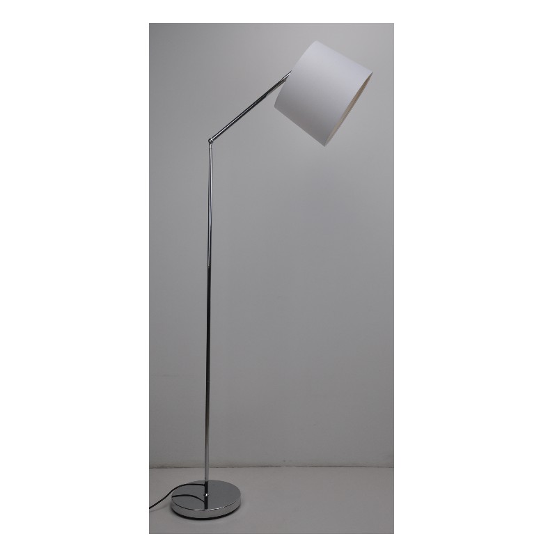 Floor lamp with fabric shade, and up and down function