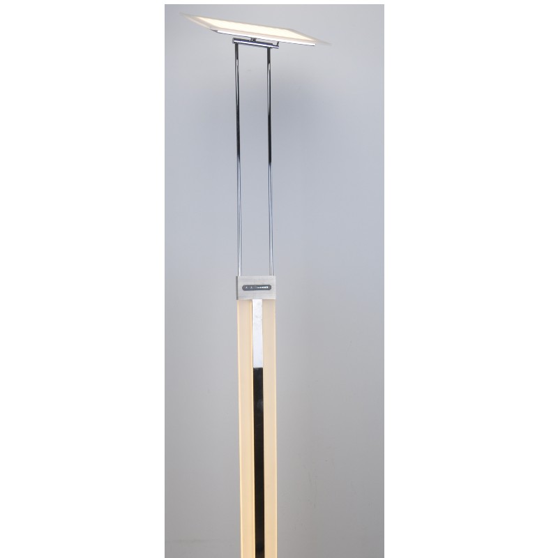 LED floor lamp with touch dimmer switch on the lamp body