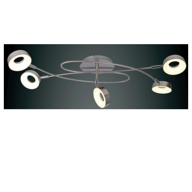 High voltage LED spot light-5, with circle plastic shade